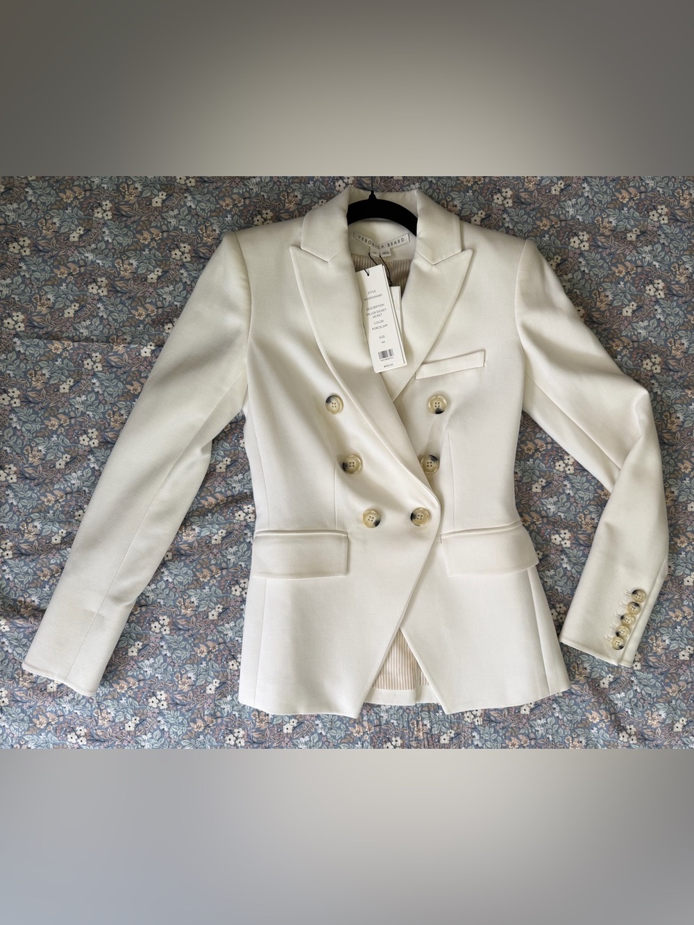 Veronica Beard Miller Dickey Jacket - Porcelain